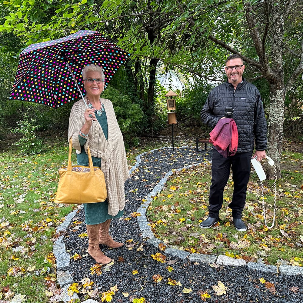 Jacob Shannon and his mother, Lynda Shannon Bluestein