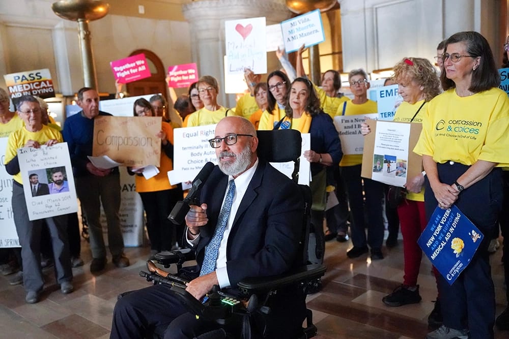 Dr. Jeremy Boal speaks about his ALS diagnosis and the urgent need for medical aid in dying in New York.