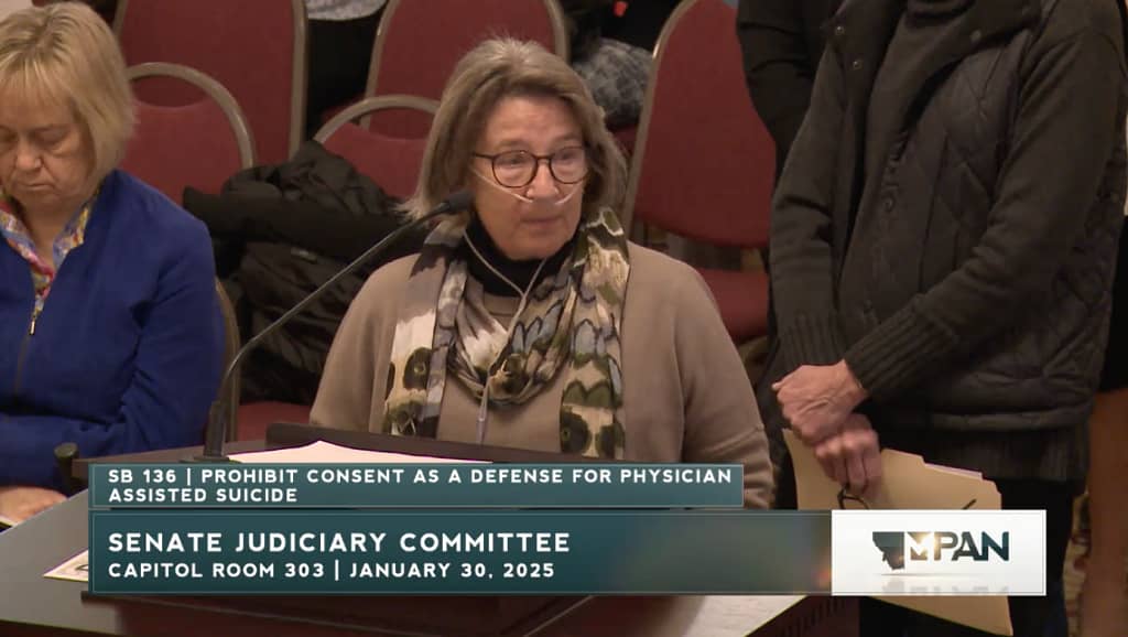 Pamela Brown testifies before the Senate Judiciary Committee Thursday.