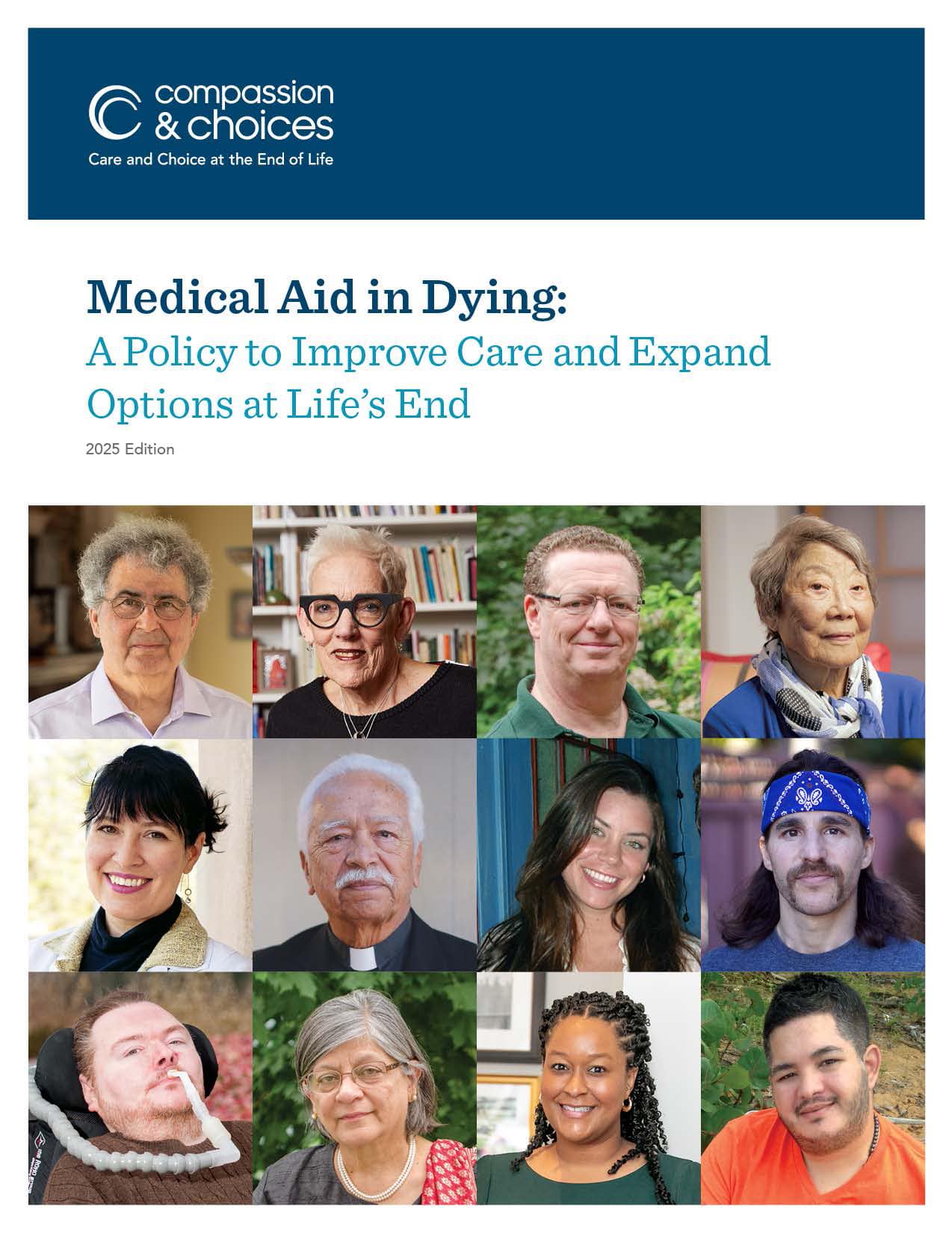 The cover of the 2025 Medical Aid in Dying Policy Book