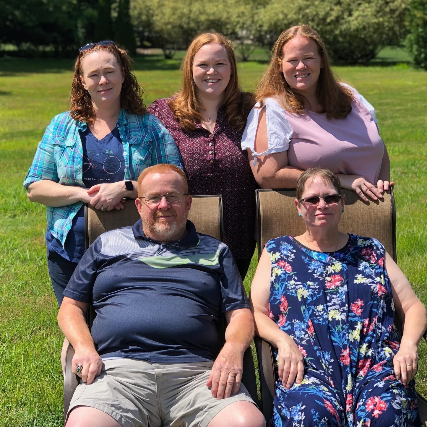 Kristen Keska pictured with her family.