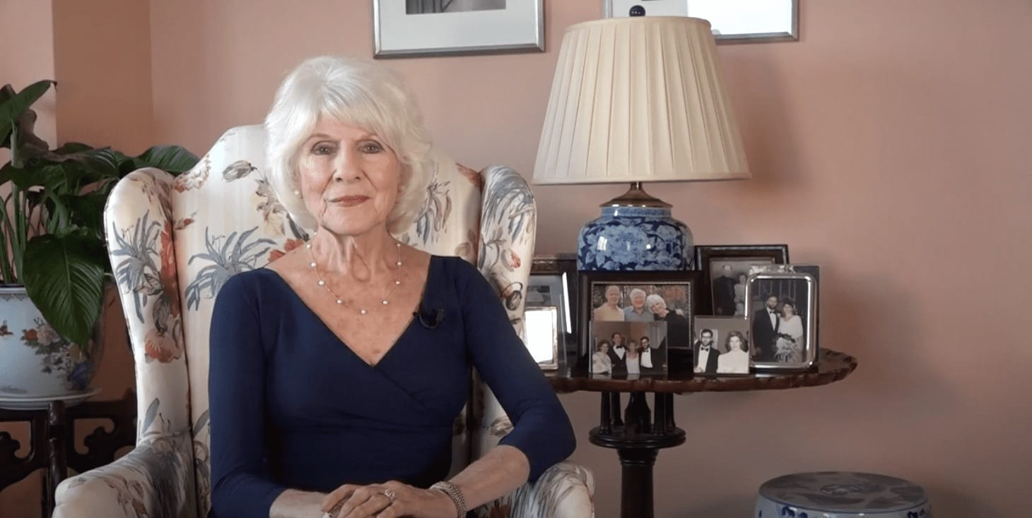 diane rehm sits in her home during an interview with compassion and choices
