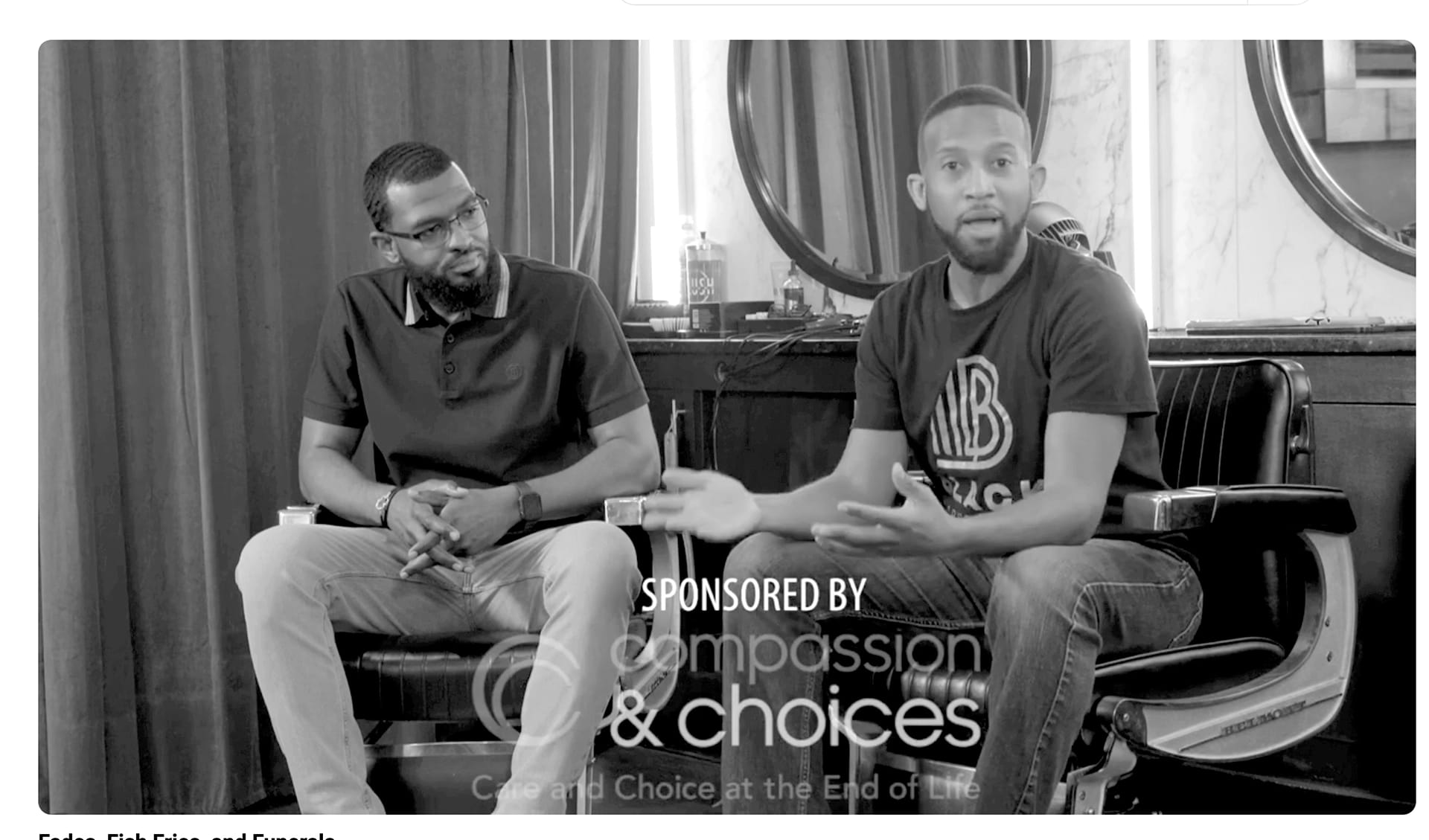 Episode 1 of “Fades, Fish Fries and Funerals” with Stephan Swearingen; Steven Starks creator and host of Black Barbers Doc