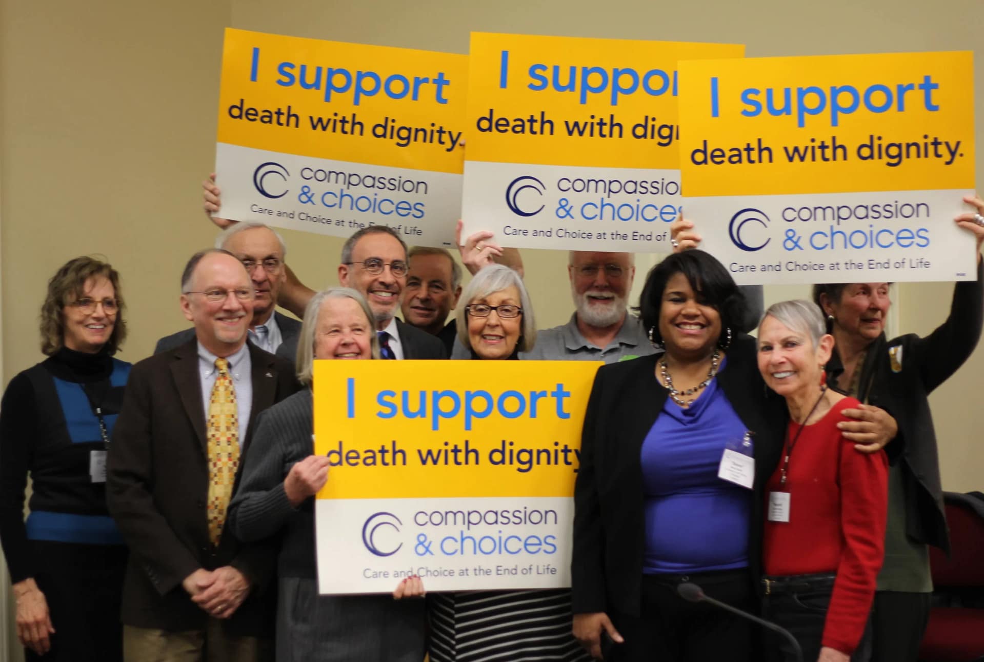 Alan, pictured second from the left, at a Lobby Day in Maryland