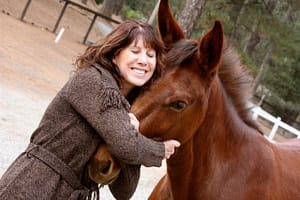 Chris Pauley and her Horse Frankie