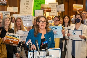 Corinne Carey, Compassion & Choices’ Senior Campaign Director for New York and New Jersey