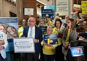 jeremy boal speaks during a news conference in albany