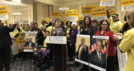 Crowd at Maryland Lobby Day News Conference