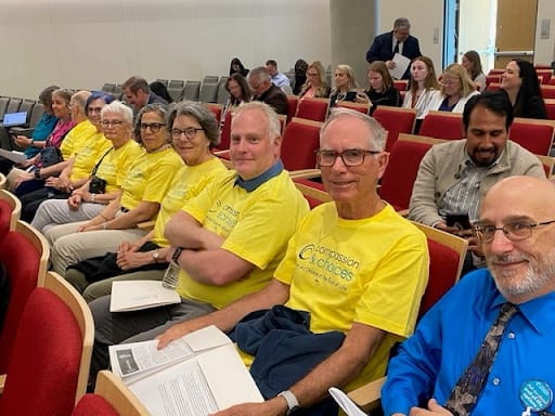 Volunteers gathered in Sacramento in support of SB 403.