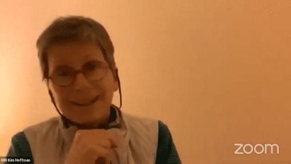 Screen shot of Kim Hoffman