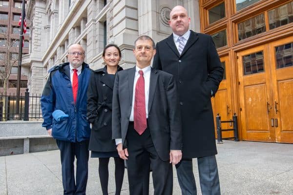 Compassion & Choices Legal Team at the Massachusetts courthouse