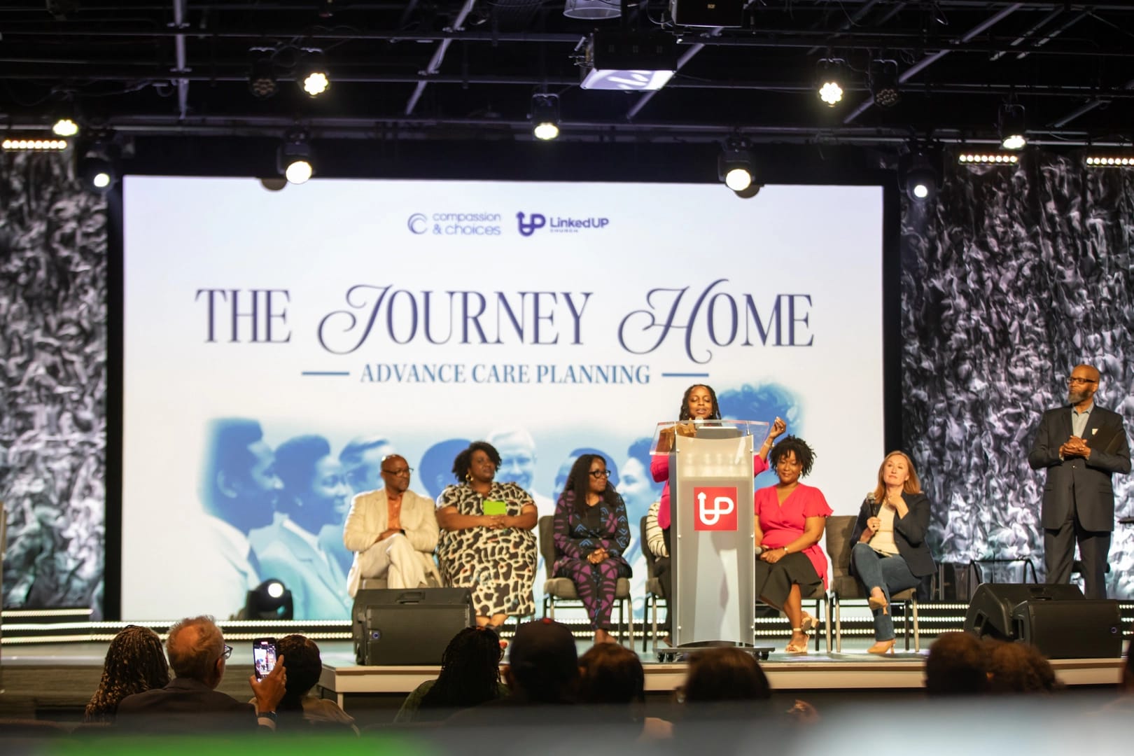 The panel from the Journey Home event in Powder Springs, Georgia
